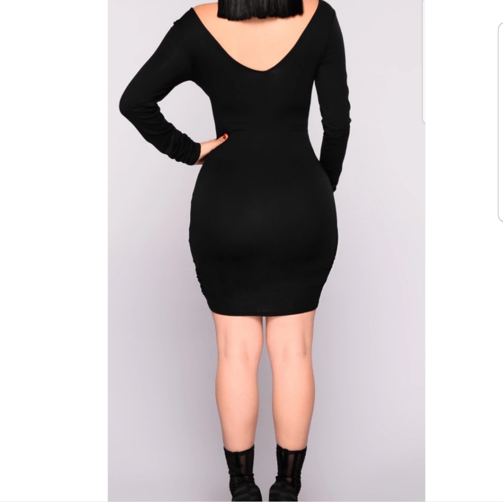 FASHION NOVA Hong Kong ruched dress - Picture 3 of 4